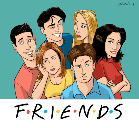 Сериал друзья арты