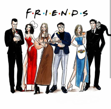 Сериал друзья арты