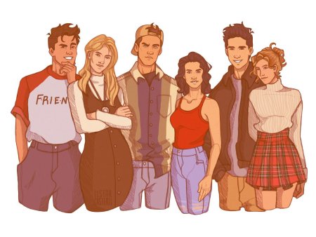 Сериал друзья арты
