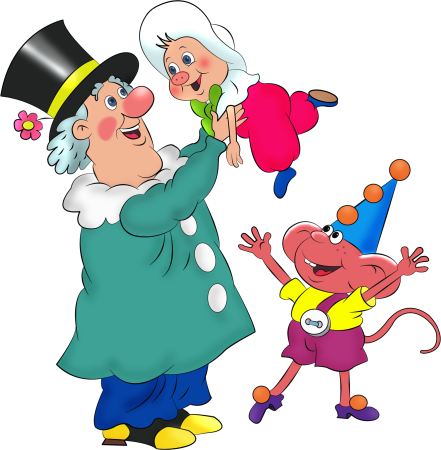 Герои мультика Фунтик