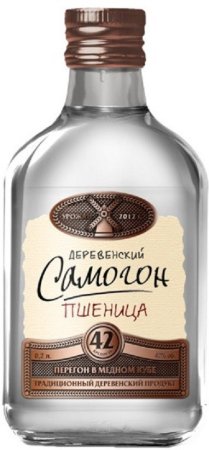 Водка "деревенский самогон " на сибирских кедровых орешках, 0.5 л