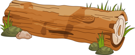Бревно мультяшное