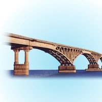 Мост Саратов Энгельс вектор