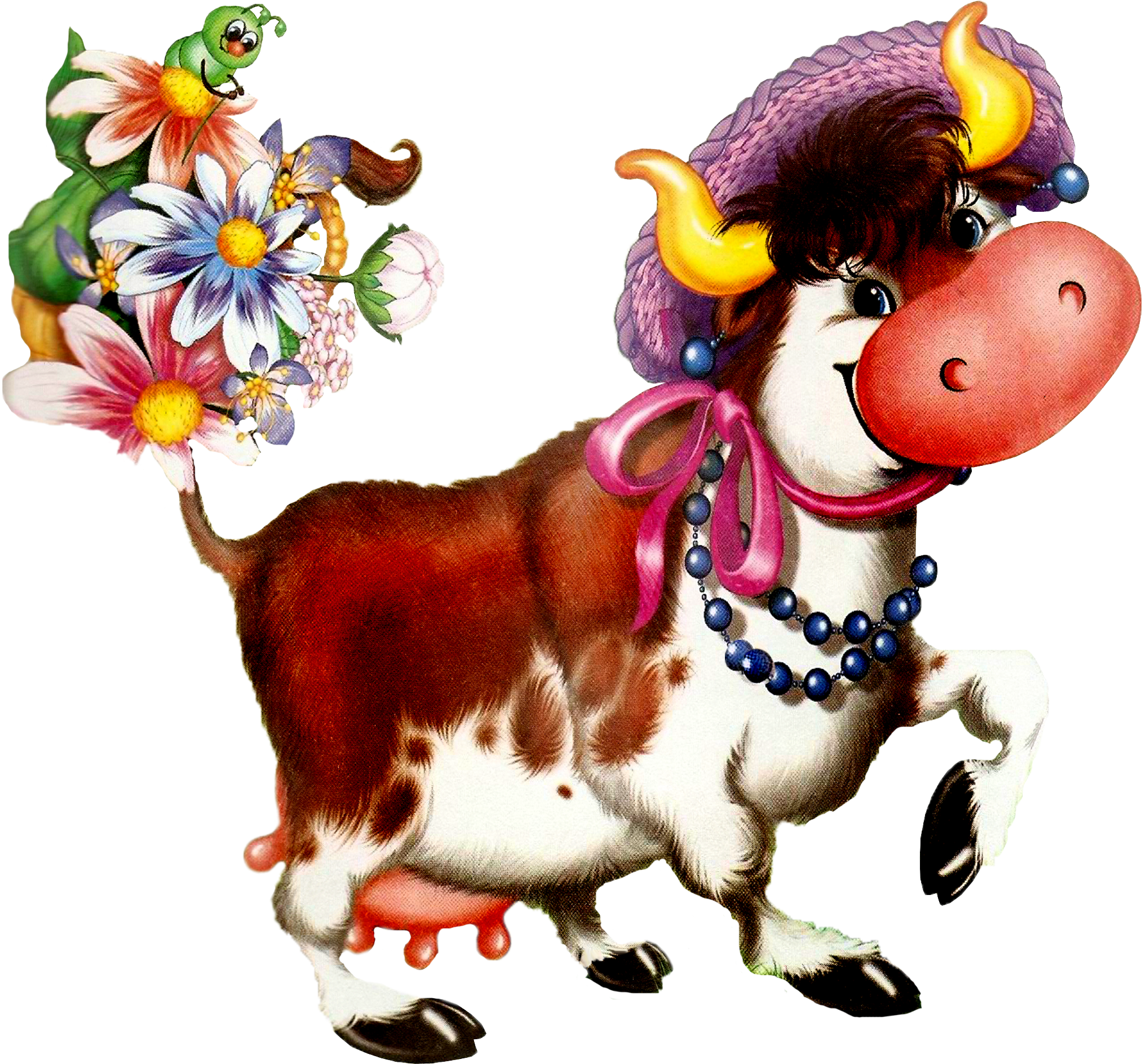 Корова мечтала 2016. Корова. Веселая корова.. Коровамс бантом. Корова с бантом.