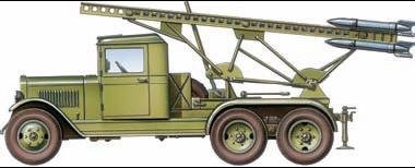 БМ-13 Катюша сбоку