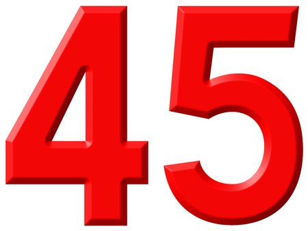 Цифра 45