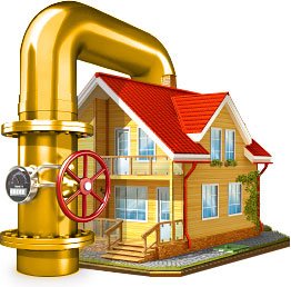 Газификация домов для фотошопа