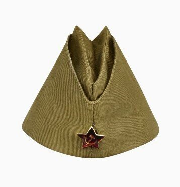 Пилотка Военная на прозрачном фоне