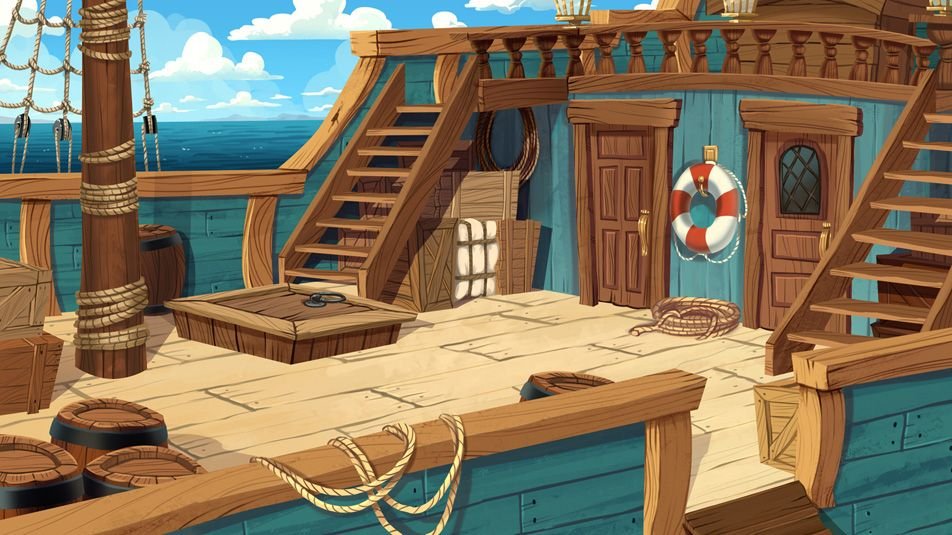 Детская палуба. Палуба корабля. Пиратский корабль внутри. Каюта пиратского корабля. Пиратская палуба.