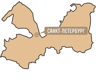 Карта Ленинградской обл