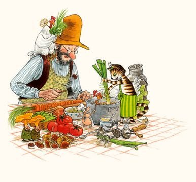 Мюклы Петсон и Финдус герои