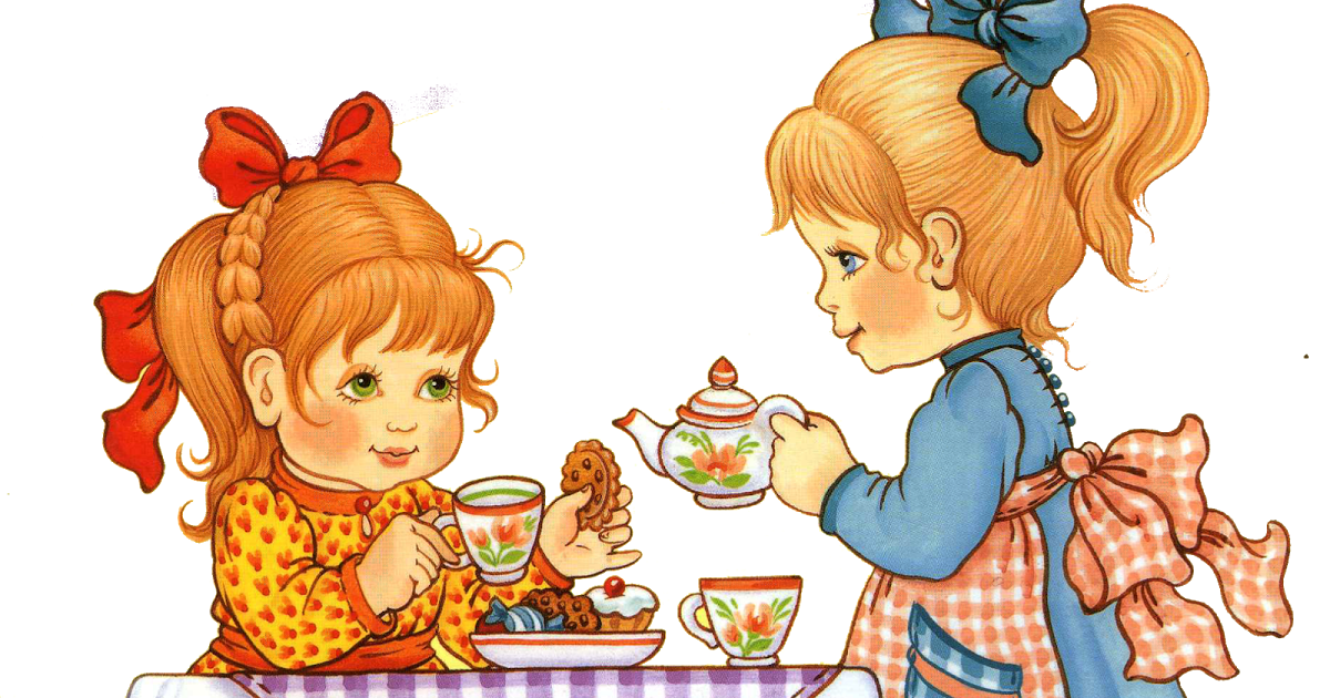 Ешьте пейте угощайтесь. Чаепитие для детей. Девочка пьет чай. Дети иллюстрация. Чаепитие для детей в детском саду.