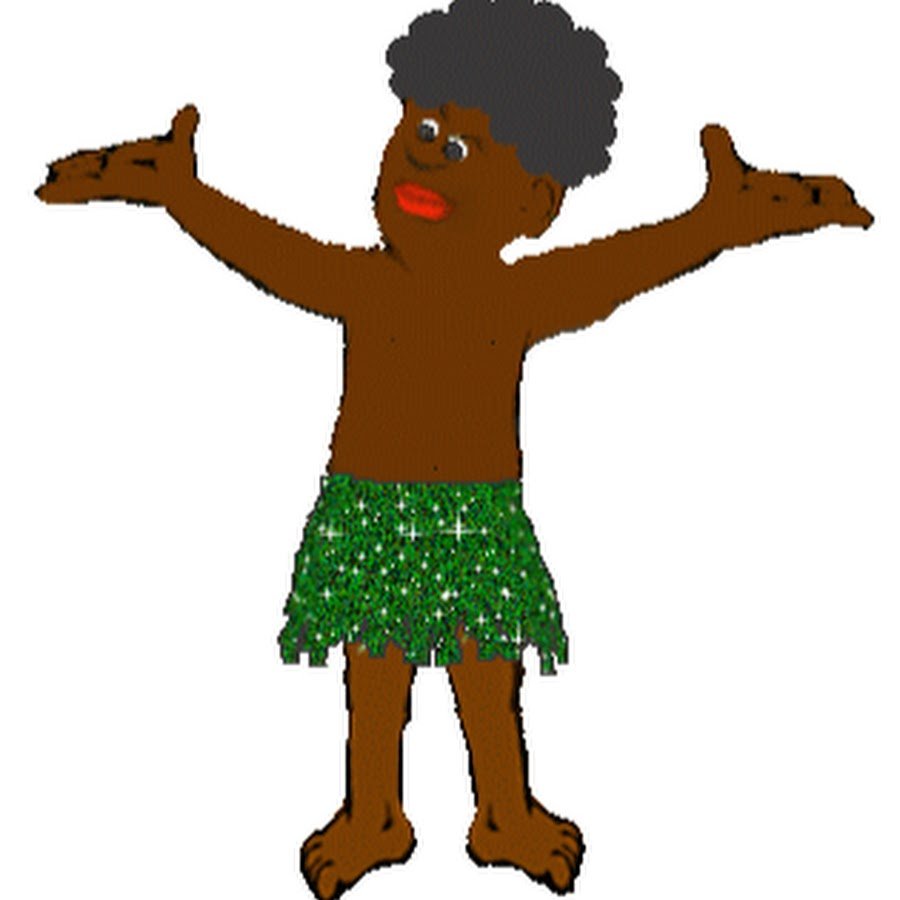 Темнокожие танцуют. Негр танцует. Африканцы танцуют. Костюм аборигена. Папуасы танцуют.