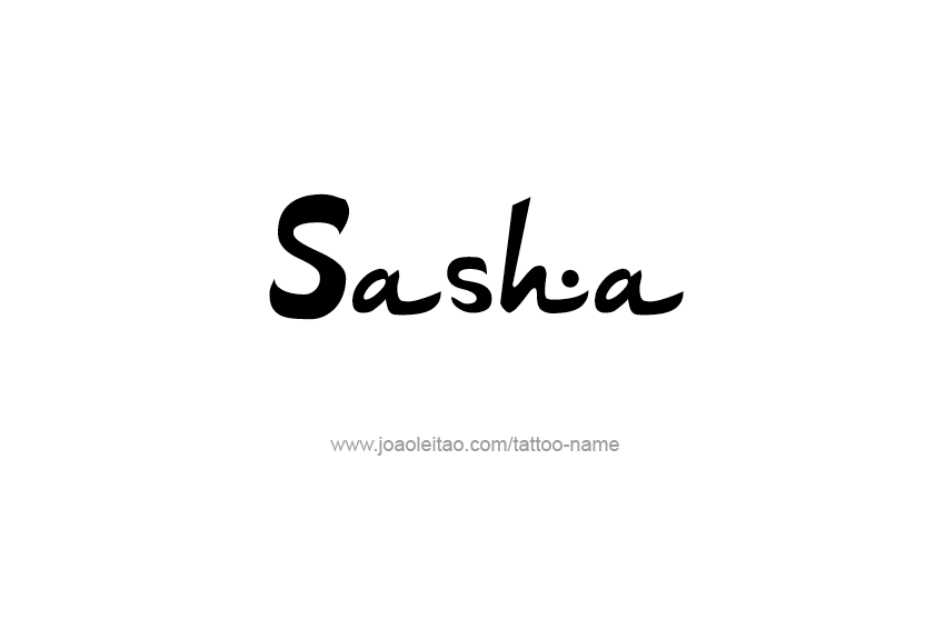 Саша на английском языке