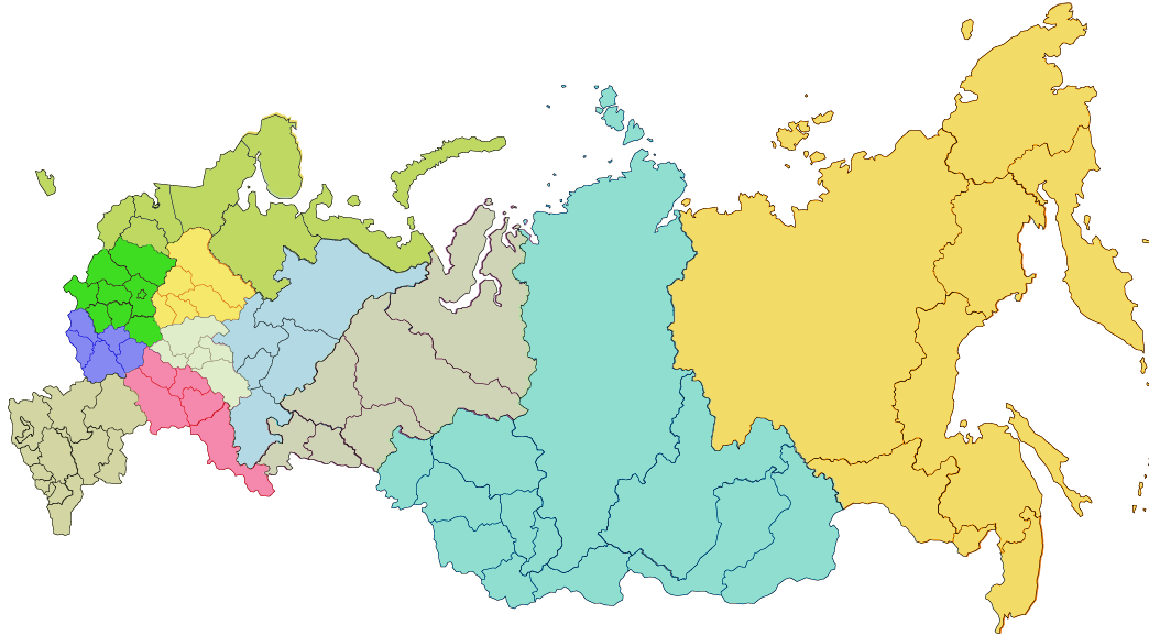 Территория России с регионами. Отдельная территория России. Карта России с регионами. Отдельная область России.