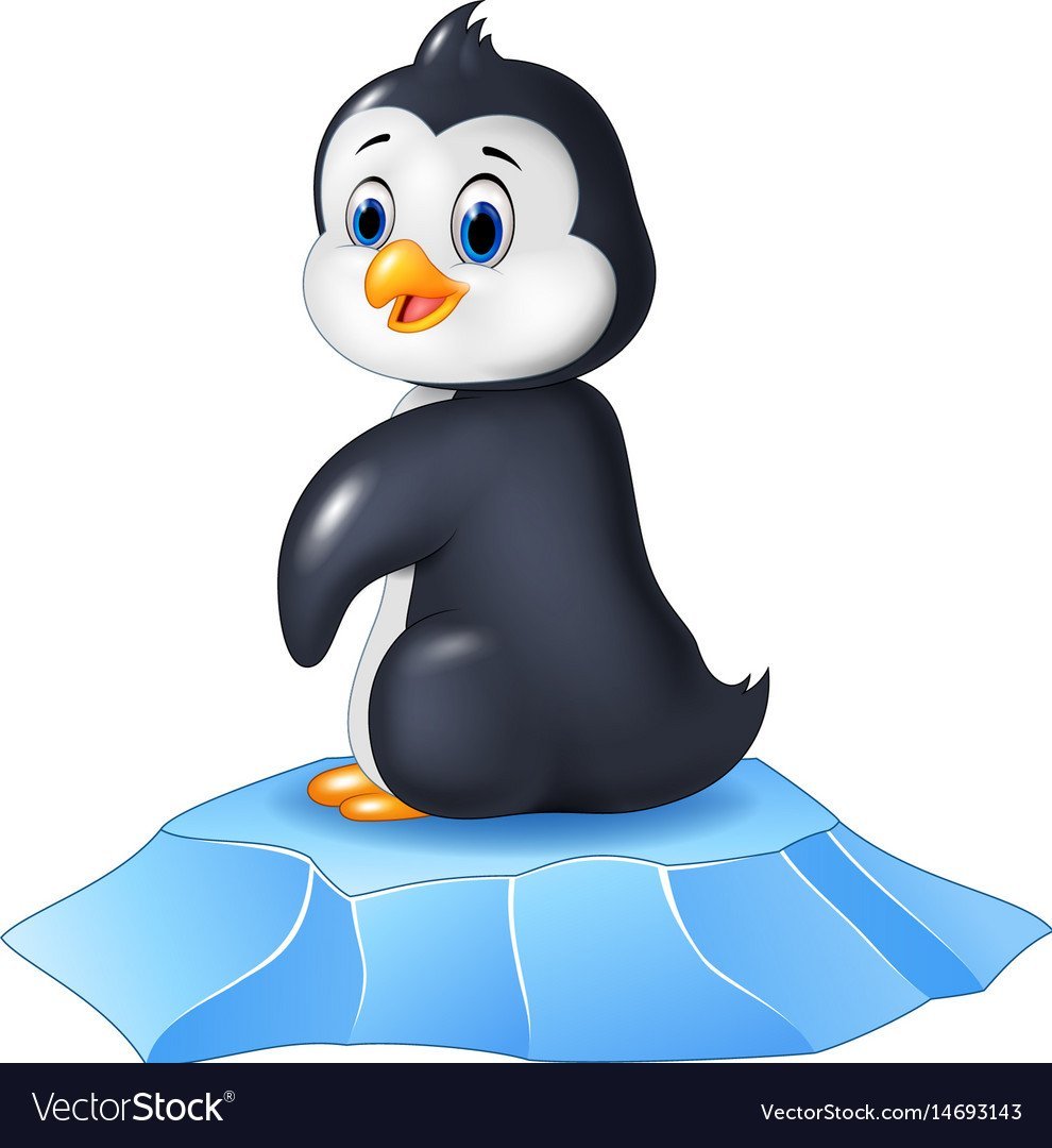 Пингвиненок на льдине