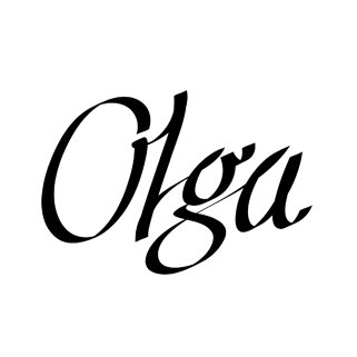 Имя Ольга красивым шрифтом