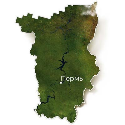 Карта Пермского края