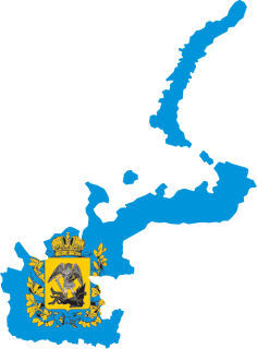 Карта Архангельской области вектор