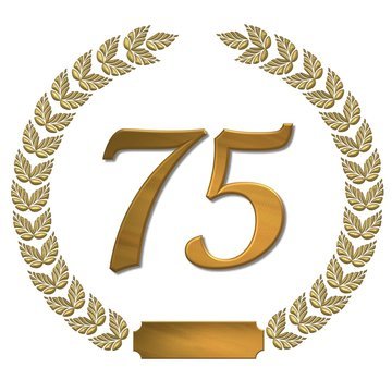 75 Лет цифры