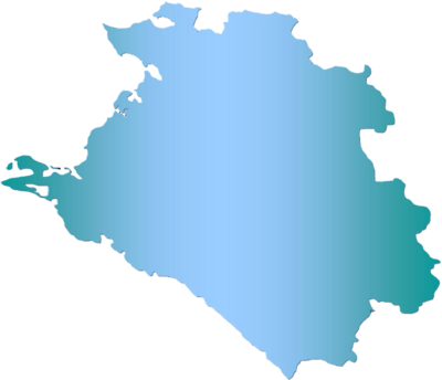 Карта Краснодарского края контур