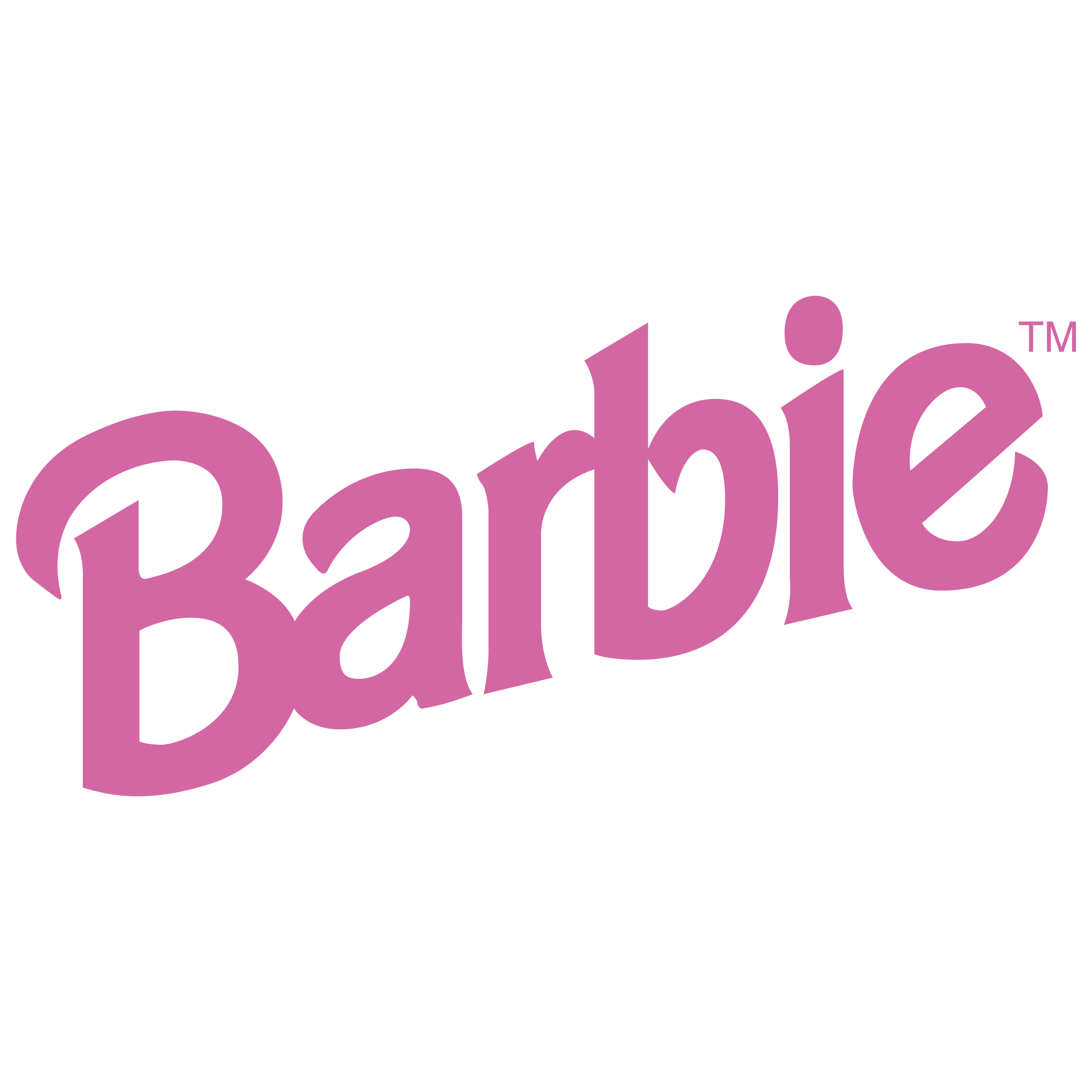 Барби надпись на черном фоне
