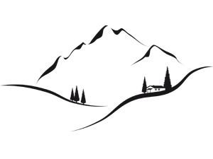 Горы рисунок