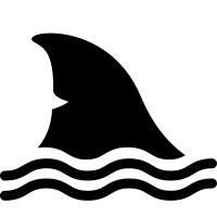 Плавник акулы лого