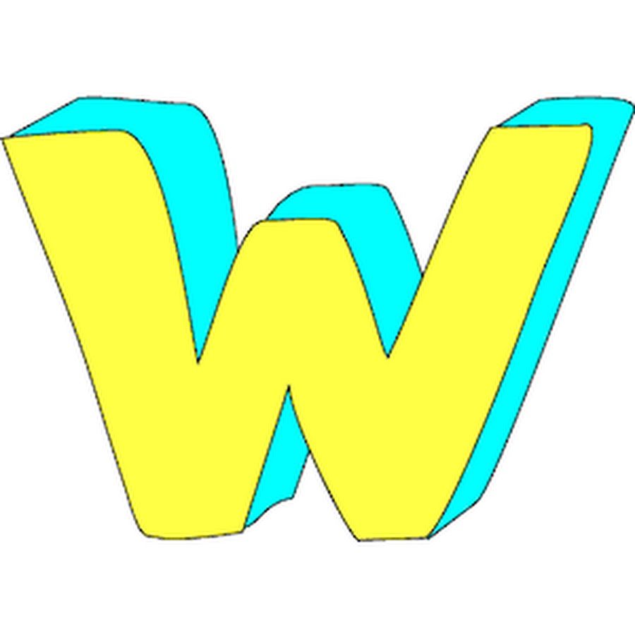 Названия на букву n. Буква w. Объемная буква w. Цветная буква w. Красивая буква w.