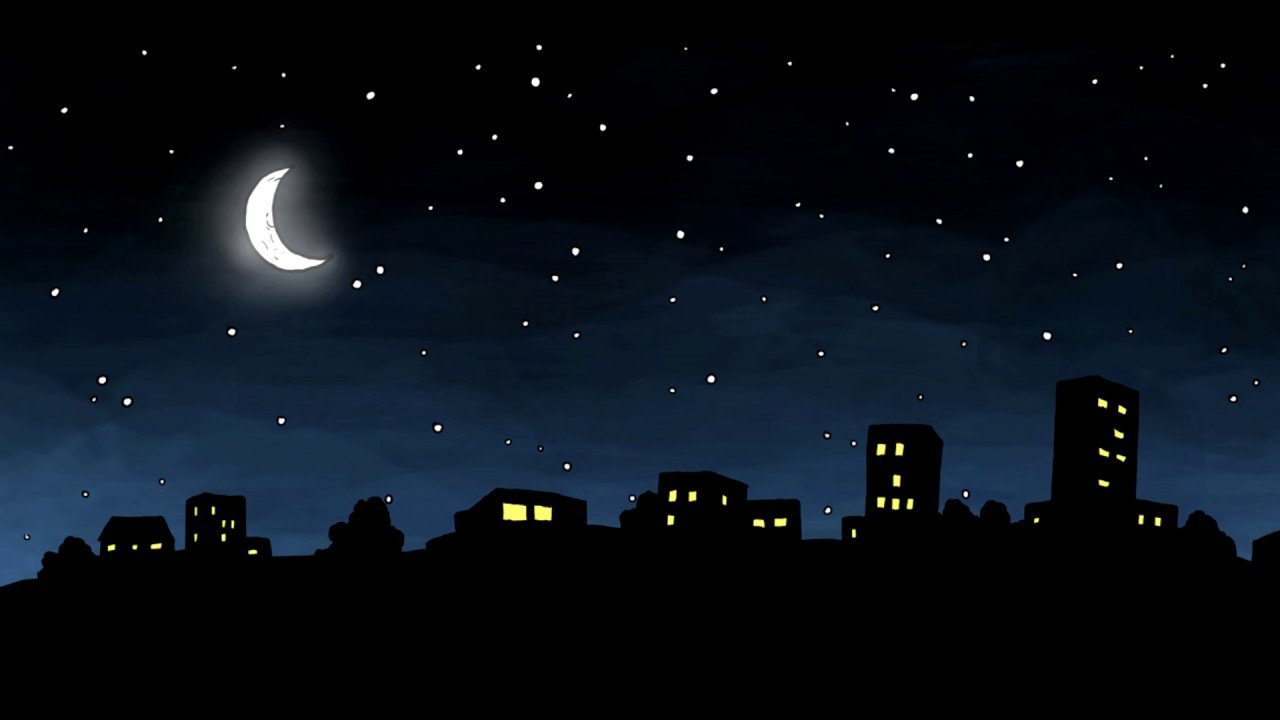 Мультяшная ночь картинки. Фон ночь. Ночь рисунок. Ночное небо мультяшное. Рисунок ночного неба.