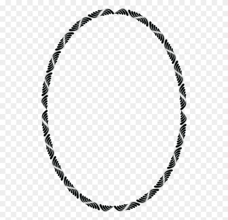 Окантовка на овал