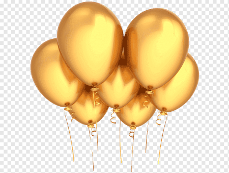 Золотой воздушный шар