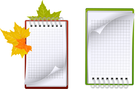 Календарный лист на прозрачном фоне