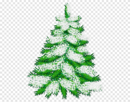Елка в снегу