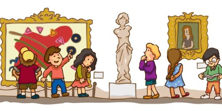 Изображение детей на экскурсии