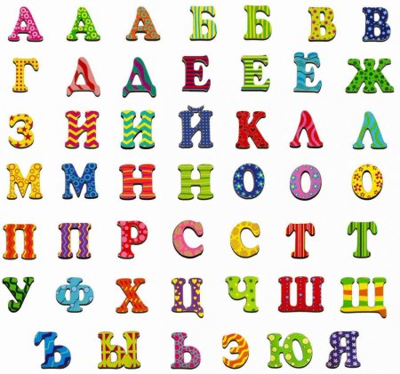 Алфавит и буквы