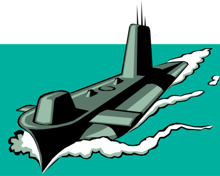 Подводник вектор