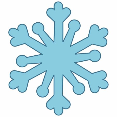 Снежинка для дошкольников