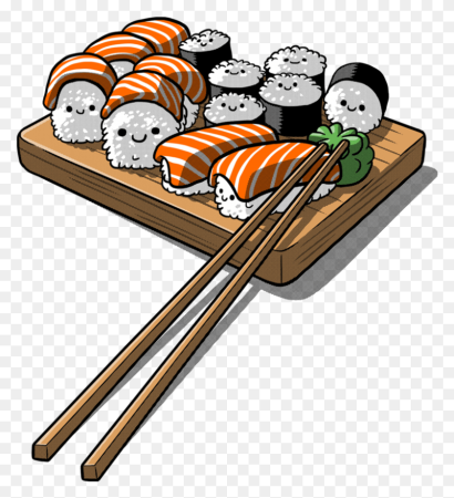 Роллы зарисовка