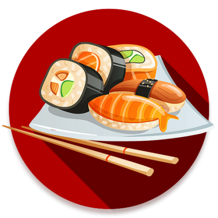 Роллы значок