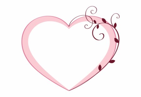 Розовое сердце клипарт (43 фото)