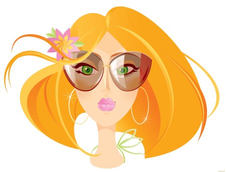 Девушка вектор