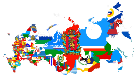 Многонациональная Россия карта
