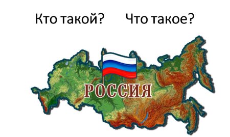 Карта России для дошкольников