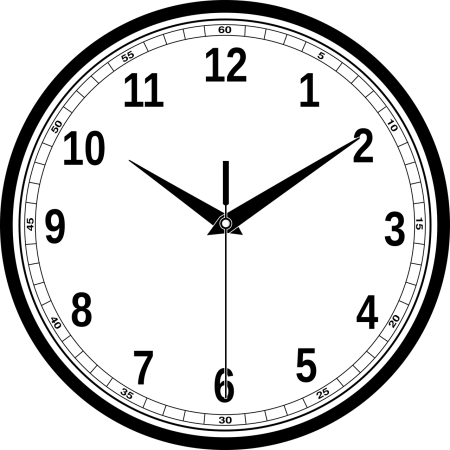 Часы рисунок