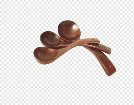 Деревянные ложки на прозрачном фоне PNG