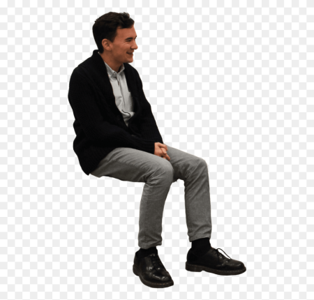 Сидящие люди для фотошопа