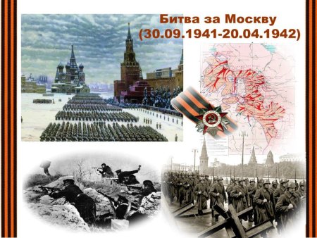 Битва под Москвой 1941-1942 победа
