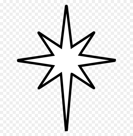 Клипарт вифлеемская звезда (45 фото)