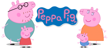 Свинка Пеппа Джордж на белом фоне